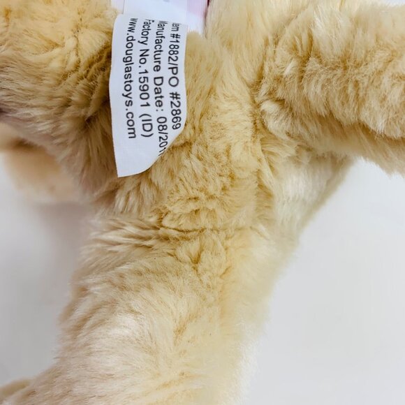 Douglas Plush Golden Retriever Puppy Dog  Realistic 12" Stuffed Animal Pet Gift - Picture 13 of 13